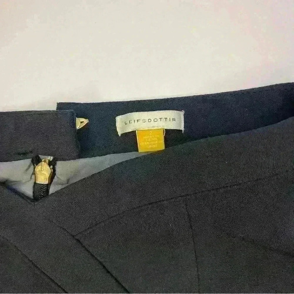 Anthropologie Leifsdottir Womens Black Tulip Skirt Size 2 - Picture 3 of 4